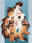 2026 2_horns anthro areola arm_scar big_breasts big_muscles big_teeth black_claws breast_scar breasts brown_areola brown_nipples claws colored deathclaw digital_drawing_(artwork) digital_media_(artwork) digitigrade erect_nipples fallout feet female female_anthro genitals hi_res horn huge_breasts huge_thighs leg_scar microsoft monster multicolored_body muscular muscular_anthro muscular_female nipples nude orange_body scalie scar sharp_teeth sherrabast simple_background solo spikes spikes_(anatomy) standing striped_body stripes tail teeth thick_thighs toe_claws toes vulva white_body wide_hips