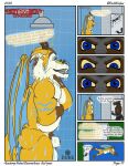 absurd_res animal_humanoid anthro audience balls bathing bathroom butt canid canine comic covering covering_self dialogue dragon dukk_vulpes dukk_vulpes_(character) embarrassed embarrassed_naked_male embarrassing_exposure english_text fantasy fox genitals group hi_res humanoid mammal mythological_canine mythological_creature mythological_scalie mythology nude_male penis scalie septenmber showering spanish_text text werecanid werecanine werecreature werewolf