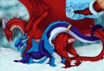 2023 accessory artist_name back_wings blue_body blue_fur blue_hair blue_horn blue_inner_ear_fluff blue_insides blue_mane blue_markings blue_tongue bodily_fluids cervical_penetration cervix claws cloud countershade_fur countershade_neck countershade_scales countershade_tail countershade_torso countershading cum cum_in_uterus cum_in_vagina cum_inside cutaway detailed_background digital_media_(artwork) doggystyle dragon duo embyr entwined_tails erection european_mythology eyes_closed facial_markings female female_feral female_on_bottom female_penetrated feral feral_on_feral feral_penetrated feral_penetrating feral_penetrating_feral from_behind_position fur fur_markings furgonomics furred_dragon furred_scalie genital_fluids genitals hair head_horn head_markings hi_res horn horn_accessory horn_jewelry horn_ring inner_ear_fluff internal internal_vaginal jewelry long_neck male male/female male_feral male_on_top male_penetrating male_penetrating_female mane markings membrane_(anatomy) membranous_wings mnementh mythological_creature mythological_scalie mythology neck_spikes on_bottom on_top open_mouth outside outside_sex penetration penile penile_penetration penis penis_in_vagina red_body ring_(jewelry) scales scalie sex snow spiked_tail spikes spikes_(anatomy) spread_wings sugar.rush tail tail_accessory tail_around_leg tail_coil tailband tan_body tan_countershading tapering_penis tapering_tail teeth text toe_claws tongue tongue_out tuft uterus vaginal vaginal_penetration ventral_scales watermark wavy_horn western_dragon white_body white_countershading white_fur white_horn winged_dragon wings winter