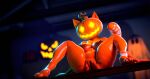 3d_(artwork) absurd_res anthro big_breasts black_nipples breasts dexionx digital_media_(artwork) epic_games felid feline female food for_a_head fortnite fruit genitals glowing glowing_eyes glowing_mouth hi_res jack-o'-lantern mammal night nipples nude object_head orange_body orange_skin plant pumpkin pumpkin_head sitting solo spice_(fortnite) spread_legs spreading thick_thighs vulva