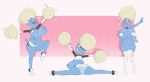 absurd_res anthro big_breasts bikini bouncing_breasts breasts camel_toe cheerleader clothed clothing female flexible front_view generation_2_pokemon hi_res huge_breasts jumpluff legwear miliandpaint multiple_poses nintendo open_mouth open_smile panties pokemon pokemon_(species) pose rear_view simple_background smile solo splits spread_legs spreading swimwear thigh_highs thong tongue tongue_out topless two-piece_swimsuit underwear