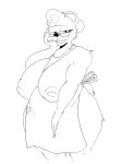 anthro apron apron_aside apron_only areola bear bedroom_eyes big_breasts black_nose breasts clothed clothing curvy_figure exposed_breasts female five_nights_at_freddy's fran_(roommates) hi_res huge_breasts inverted_nipples looking_at_viewer mammal mature_anthro mature_female monochrome narrowed_eyes nipples no_underwear overweight overweight_anthro overweight_female partially_clothed presenting presenting_breasts roommates:motha scottgames scut_tail seductive short_tail sketch slightly_chubby slightly_chubby_female smile solo tail thick_thighs topless topless_anthro topless_female unknown_artist ursine voluptuous voluptuous_anthro voluptuous_female wide_hips