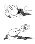 anthro arthropod blush bodily_fluids butt digital_drawing_(artwork) digital_media_(artwork) featureless_chest female female_orgasm fingering flat_chested genital_fluids genitals hi_res hollow_knight:_silksong hollow_knight_(franchise) hornet_(hollow_knight) lace_(hollow_knight:_silksong) line_art looking_pleasured lying masturbation monochrome motion_lines narrowed_eyes nude on_front on_pillow orgasm pecan_pecker pillow segmented_body shaking solo speech_bubble team_cherry thinking_about_another vaginal vaginal_fingering vaginal_fluids vaginal_masturbation vulva