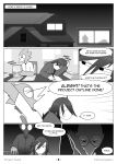 2026 anthro avian berdly bird blue_bird bodily_fluids building chair clothing comic deltarune desk dialogue duo english_text eyewear female furniture glasses greyscale hair hi_res homework house inside jacket long_hair male menacing_silhouette monochrome night onomatopoeia scalie scratching_head shaded shirt silhouette sitting sound_effects speech_bubble startled stretching susie_(deltarune) suspicious sweat table text thought_bubble topwear undertale_(series) url writing_text wtperv