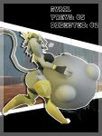 2026 3:4 3d_(artwork) abdominal_bulge absurd_res accessory ambiguous_gender ambiguous_prey anthro anthro_pred antlers armor belly big_belly big_breasts big_butt black_clothing bloated blue_eyes bottomless bottomless_anthro bottomless_female bovid bracelet breast_expansion breasts breath butt butt_expansion cape caprine churn clothed clothing digestion digestion_noises digital_media_(artwork) expansion eyelashes fatal_vore felid feline female female_anthro female_pred fingerless_gloves floppy_ears fur gloves goat gold_(metal) gold_armor gold_jewelry greaves grey_body grey_fur grey_hair hair hair_accessory hair_ring hand_on_belly handwear hi_res hooves horn huge_belly hybrid hyper hyper_belly jackalope jewelry lagomorph leg_tuft leporid lop_ears mammal multiple_prey prey_bulge pseudoregalia rabbit running same_size_vore short_hair side_view solo struggling struggling_prey sybil_(pseudoregalia) tail thigh_tuft topwear tuft vest vore weight_gain weirdodoods white_clothing