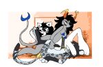 absurd_res alien anthro areola blue_areola bodily_fluids felid genital_fluids grey_body group gynomorph gynomorph/male gynomorph_penetrating gynomorph_penetrating_male hi_res homestuck horn human humanoid intersex intersex/male intersex_penetrating intersex_penetrating_male jade_harley leopard_tail male male_penetrated mammal ms_paint_adventures one_rttdklwn pantherine peeing penetration prosthetic prosthetic_arm prosthetic_limb sex snow_leopard tail trio troll_(homestuck) urine vriska_serket wetting