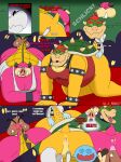 absurd_res all_fours anal anal_penetration anthro being_watched blush bodily_fluids bottomless bowser bowser's_inside_story butt clothed clothing comic crowd cum cum_in_ass cum_inside dialogue dry_bones english_text erection genital_fluids genitals glans goomba group ha_a_monkey hi_res koopa looking_at_another male male/male mammal mario_&amp;_luigi:_bowser's_inside_story mario_and_luigi_(series) mario_bros midbus nintendo onomatopoeia overweight overweight_male penetration penile penile_penetration penis penis_in_ass scalie shell shirt small_top_big_bottom sound_effects suid suine sus_(pig) tail tank_top taunting text topwear topwear_only wild_boar