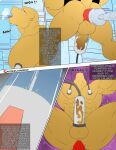 2020 abs agumon anal anal_penetration anthro backsack balls bandai_namco big_balls big_penis comic dark_glans dark_nipples datamon digimon digimon_(species) english_text forced geng genitals green_pupils hi_res machine machine_bondage male milking_machine milking_machine_on_male multiple_orgasms muscular muscular_anthro muscular_male nude_anthro nude_male orgasm pecs penetration penile penis penis_milking pupils rape right_to_left sex sharp_teeth submissive submissive_male suction_device teeth text url yellow_body yellow_skin