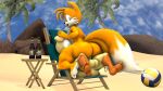 16:9 3d_(artwork) anal anal_penetration anthro archie_comics ball balls barely_visible_genitalia barely_visible_penis beach beach_chair beer_bottle ben_muttski big_balls big_butt bottle bottom_heavy butt canid canine canis container digital_media_(artwork) domestic_dog duo femboy fox freckled_face freckles furniture genitals hi_res looking_back male male/male mammal miles_prower nude_male open_mouth open_smile palm_tree penetration penis plant red_fox sega smile sonic_the_hedgehog_(archie) sonic_the_hedgehog_(comics) sonic_the_hedgehog_(series) sonico4ever table thick_thighs tree true_fox volleyball_(ball) wide_eyed wide_hips widescreen