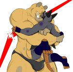 anthro bat defeated domination/submission duo fight gyaku_ryona heel hyena jobber male male/male mammal pain questionable_consent uhodi whisp_jc wounded wrestling