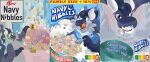 2024 anthro anthro_focus belly big_belly blob_face blue_body blue_fur blue_hair box cereal cereal_bowl cereal_box cereal_mascot cheek_bulge container curved_horn cutlery digital_media_(artwork) fatty-sashimi female female_anthro food food_in_mouth fur green_bowl hair hi_res horn in_mouth kitchen_utensils komi_(fatty-sashimi) looking_at_food looking_at_object looking_at_viewer mask milk milk_in_bowl morbidly_obese morbidly_obese_anthro morbidly_obese_female obese obese_anthro obese_female object_in_hand open_mouth overweight overweight_anthro overweight_female pink_tongue shaded size_difference slogan smile smiling_at_viewer solo spoon swiming tongue tongue_out tools tuba_(balloonedbird)