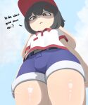 animal_humanoid anthro bulge clothing delivery_(commerce) femboy food_delivery hi_res humanoid lagomorph lagomorph_humanoid legwear leporid leporid_humanoid male mammal mammal_humanoid perspective pizza_delivery rabbit rabbit_humanoid ricykun solo thigh_highs yellow_body