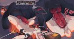 absurd_res anal anal_penetration animal_genitalia animal_penis aroused_smile askard_(sephiria) balls blush bodily_fluids canid canine canine_genitalia canine_penis canis cum demon english_text frottage gameplay_mechanics genital_fluids genitals hi_res holding_arm knot lagomorph leaking_precum leg_grab leporid lying male male/male male_penetrated male_penetrating male_penetrating_male mammal melee_weapon on_back penetration penile penis penis_size_difference penises_touching precum precum_bead precum_string rabbit sephiria sephiria_(game) sex shaking size_difference sword tapering_penis text tremble_lines trembling vekrott weapon wolf
