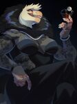 2026 alcohol anthro beverage black_clothing black_dress bracelet breasts claws clothed clothed_anthro clothed_female clothing cocktail_glass colored container cup digital_drawing_(artwork) digital_media_(artwork) dinosaur dress drinking_glass female female_anthro fingers gem glass glass_container glass_cup hair hi_res holding_cocktail_glass holding_container holding_cup holding_drinking_glass holding_glass holding_object jewelry licking licking_lips looking_at_viewer low-angle_view multicolored_body necklace noirekat non-mammal_breasts pearl_(gem) pearl_necklace prehistoric_species reptile saurischian scales scalie shaded sharp_teeth short_hair simple_background smile solo teeth theropod tongue tongue_out