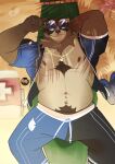 animal_humanoid beach birkye canid canid_humanoid canine canine_humanoid epic_games fortnite hajime_(fortnite) hi_res humanoid male male/male mammal mammal_humanoid raccoon_dog solo summer tanuki tanuki_humanoid