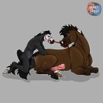 absurd_res anal anal_penetration anatomically_correct anatomically_correct_anus anatomically_correct_genitalia anatomically_correct_penis animal_genitalia animal_penis anthro anthro_on_feral anthro_penetrating anthro_penetrating_feral anus balls bestiality big_balls big_penis biped bodily_fluids dripping duo equid equine equine_anus equine_genitalia equine_penis erection feral feral_penetrated genital_fluids genitals halter hi_res hooves horse intraspecies intraspecies_bestiality lead male male/male male_anthro male_feral male_penetrated male_penetrating male_penetrating_male mammal penetration penile penile_penetration penis penis_in_ass precum precum_drip puffy_anus quadruped ransom_mustang sex unguligrade yamatopawa