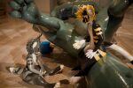3d_(artwork) after_vore anal anal_vore animal_genitalia animal_penis anthro anus backsack balls big_penis body_in_anus digital_media_(artwork) domestic_cat drag'n_wash dragon duo equine_genitalia equine_penis felid feline felis feral gator_dragon_games genitals hi_res male male/male mammal mayu_(azuki) mr.foxboys mythological_creature mythological_scalie mythology pawpads paws penis peq42 ryan_(drag'n_wash) scalie size_difference vore wet wet_body