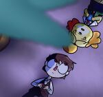 2018 3_fingers animal_crossing anthro arms_bent bangs big_eyes biped black_bottomwear black_clothing black_eyebrows black_eyes black_nose black_pants blonde_hair blue_bottomwear blue_clothing blue_skirt bottomwear bow_tie brown_clothing brown_eyes brown_hair brown_topwear brown_vest butt canid canine canis cheek_spots clothed clothed_anthro clothed_female clothed_human clothed_male clothing collared_shirt colored cookieboy011 digital_drawing_(artwork) digital_media_(artwork) domestic_dog dress_shirt duo english_description eyebrow_through_hair eyebrows female female_anthro fingers floppy_ears fluffy fluffy_tail frown frowning_at_viewer fully_clothed fully_clothed_anthro fully_clothed_female fully_clothed_human fully_clothed_male green_clothing green_topwear green_vest hair high-angle_view holding_object holding_seashell human isabelle_(animal_crossing) light lighting looking_at_another looking_at_viewer lop_ears lying male male_human mammal markings medium_hair monotone_hair mouth_closed multicolored_hair night nintendo on_back open_frown open_mouth orange_ears orange_hair outside palm_tree pants pattern_clothing pattern_topwear pattern_vest plaid plaid_clothing plaid_topwear plaid_vest plant ponytail pupils red_bow_tie red_hair_tie red_nose sand seashell shaded shell shih_tzu shirt short_hair skirt tail teeth topwear toy_dog translucent translucent_hair tree triangle_nose two_tone_hair vest villager_(animal_crossing) white_clothing white_dress_shirt white_markings white_pupils white_sclera white_topwear