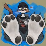 1:1 3_toes alternative_fashion ambiguous_gender anthro bodily_fluids bottomwear calico_cat choker claws clothing denim denim_bottomwear denim_clothing dirty dirty_feet domestic_cat emo epic_games feet felid feline felis female female/ambiguous foot_fetish foot_focus fortnite group heart_symbol hi_res hoodie humanoid jeans jewelry macro mammal meow_skulls micro musk necklace pants pawpads pinned_by_foot questionable_consent ratfucker616 sweat sweatdrop sweaty_feet toe_claws toes topwear torn_bottomwear torn_clothing torn_jeans torn_pants underfoot