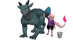 16:9 3d_(artwork) alpha_channel anthro bathing bottomwear bucket clothed clothing container digital_media_(artwork) disney drag'n_wash dragon duo eyewear feral fully_clothed fur furred_dragon furred_scalie gator_dragon_games glasses hi_res horn larger_feral male mane mythological_creature mythological_scalie mythology on_model raya_and_the_last_dragon ryan_(drag'n_wash) scalie shirt shorts simple_background size_difference smaller_anthro spiked_tail spikes spikes_(anatomy) tail topwear transparent_background video_kojima vissiny_(vissiny15) whiskers widescreen