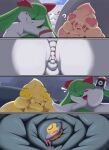 2026 absurd_res alcremie belly big_belly bodily_fluids comic crying female feral generation_3_pokemon generation_8_pokemon gigantamax_pokemon green_hair group hair hi_res huge_belly hyper hyper_belly kirlia lemon_cream_alcremie love_sweet_alcremie morbidly_obese nintendo obese overweight pokemon pokemon_(species) red_eyes ruby_swirl_alcremie seviper shweetmagnet star_sweet_alcremie tears yellow_body zangoose
