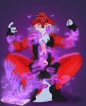 absurd_res alie26 anthro balls bodily_fluids canid canine canis cum digital_drawing_(artwork) digital_media_(artwork) disembodied_hand domestic_dog fluffy fluffy_tail genital_fluids genitals ghost ghost_hand hair hand_on_penis handjob hi_res husky knot knotted_penis magic mammal nordic_sled_dog open_mouth penile penis precum sex solo spirit spitz spread_legs spreading tail tongue tongue_out