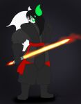 anthro black_hair brown_eyes clothing eyewear generation_3_pokemon glasses hair hi_res holding_lightsaber lightsaber male melee_weapon nintendo pokemon pokemon_(species) red_lightsaber riku9797 riku_(riku9797) sith sith_(species) solo star_wars weapon white_body zangoose