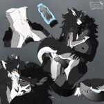 1:1 5_fingers anthro anthro_on_anthro anthro_penetrated anthro_penetrating anthro_penetrating_anthro areola arm_markings artist_name back_scar bent_arm bent_leg black_areola black_body black_claws black_finger_claws black_fur black_hair black_markings black_nipples black_penis blue_eyes blue_horn blue_mouth blue_vulva blush bodily_fluids breath cheek_tuft chest_markings chevron_(marking) claws countershade_fur countershade_tail countershade_torso countershading cum dated digital_media_(artwork) dragon duo ender_(endermoonfur) endermoonfur erection eye_contact facial_tuft female female_anthro female_penetrated finger_claws fingers from_front_position fur fur_markings furred_dragon furred_scalie genital_fluids genitals grey_background grey_body grey_countershading grey_eyes grey_fur hair hand_markings hand_on_chest hand_on_chin hand_on_leg head_horn hi_res hip_grab horn humanoid_hands internal internal_vaginal looking_at_another looking_at_partner male male/female male_anthro male_penetrating male_penetrating_female markings multiple_positions mythological_creature mythological_scalie mythology nipples notched_ear nude nude_anthro nude_female nude_male penetration penile penile_penetration penis penis_in_vagina pointy_ears pussyjob scalie scar sex simple_background small_horn spiked_glans tail teeth text tuft vaginal vaginal_fluids vaginal_penetration vulva watermark white_body white_claws white_countershading white_finger_claws white_fur wingless_dragon zerik_(endermoonfur)