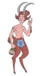 2018 5_fingers alpha_channel alternate_species beatrice_(over_the_garden_wall) beverage bite biting_lip biting_own_lip black_hooves blue_hair_ribbon bottomwear brown_body brown_ears brown_eyebrows brown_fur brown_hair cartoon_network clothed clothing devil_horns_(gesture) english_description european_mythology eyebrows faun female female_humanoid fingers freckled_arms freckled_chest freckled_face freckles fur gesture goat_ears goat_legs greek_mythology green_bottle grey_horn hair hand_gesture hi_res holding_beverage holding_object holding_wine_bottle hooves horn humanoid humanoid_hands ink_(artwork) loincloth loincloth_only long_horn mythology nipples nude occult_symbol over_the_garden_wall painting_(artwork) pentagram pink_sclera satyr self_bite simple_background solo symbol tanicus tasteful_nudity topless topless_female traditional_media_(artwork) traditional_painting_(artwork) traditional_watercolor_(artwork) transparent_background watercolor_(artwork)