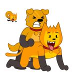 1:1 2026 alternate_species ambiguous_penetration animate_inanimate anthro battle_for_dream_island black_arms black_legs black_nose bodily_fluids canid canine canis coiny_(bfdi) collar collar_only domestic_cat domestic_dog duo felid feline felis firey_(bfdi) fur furrification hi_res male male/male mammal multicolored_body multicolored_fur nude nude_anthro nude_male object_shows ohmygoditguppy open_mouth orange_body orange_fur penetration redraw sex simple_background sweat sweatdrop tail tongue tongue_out white_background yellow_body yellow_fur