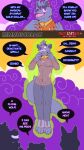 4k 9:16 absurd_res anthro canid canine canis clothed clothing comic embarrassed embarrassed_anthro embarrassed_expression embarrassed_naked_male embarrassing_exposure embarrassing_nudity english_text exposed foreskin genitals group hi_res humiliation magic male mammal micropenis nude only_one_nude outside partially_clothed penis piercing public public_nudity remmus_cobalt septenmber small_penis solo text translucent wolf