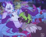 american_opossum andromorph andromorph/andromorph anthro cunnilingus drugs duo genitals hi_res hyena intersex intersex/intersex licking mammal marijuana marsupial mysgalaxy oral sex smoke smoking smoking_marijuana sparklefur tongue trans_(lore) trans_man_(lore) vaginal vulva