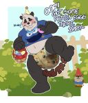 2026 4_toes 5_fingers abdl absurd_res amomon anthro basket bear big_diaper black_body black_fur blush blush_lines bodily_fluids bodily_noises clothed clothing container cookie_monster dialogue diaper diaper_bulge digital_drawing_(artwork) digital_media_(artwork) easter easter_egg english_text eyes_closed feces feet fingers fur genital_fluids giant_panda gnome hi_res holidays looking_pleasured male mammal monu on_one_leg overweight pantsless_anthro pantsless_male partyhat pattern_diaper pbs pooping sagging_diaper sesame_street simple_background soiled_diaper soiling soiling_diaper solo sound_effects stained_diaper standing text toes unclean_diaper urine used_diaper using_diaper vocalization vowelless vowelless_sound_effect wearing_diaper wet_diaper white_body white_fur