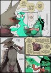accessory animal_genitalia animal_penis anthro balls balls_outline bethesda_game_studios big_balls big_penis blush bodily_fluids bottomwear bulge canine_genitalia cape clothed clothing codlam comic comic_panel detailed_bulge dialogue digital_media_(artwork) dragon duo equine_genitalia equine_penis erection felid flared_tapering_penis fur genital_outline genitals group hair hi_res huge_penis khajiit knot lemony_(codlam) long_tongue male male/male mammal microsoft mythological_creature mythological_scalie mythology nipples nude open_mouth ovit-rahla_(codlam) penile penis penis_accessory penis_outline penis_ribbon ribbons ring saliva saliva_string scalie shaded sheath simple_background smile speech_bubble tail text the_elder_scrolls thick_thighs thought_bubble tight_bottomwear tight_clothing tongue tongue_out topwear trio underwear wide_hips