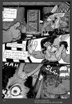 2026 5_fingers absurd_res anthro black_and_white bodily_fluids bottomwear camille_(nsfuwu4) clothed clothed_anthro clothed_female clothed_male clothing comic cum cum_pool cum_pooling cum_stains dialogue door door_slam duo english_text female fingernails fingers fully_clothed fully_clothed_anthro fully_clothed_female fully_clothed_male genital_fluids hair hi_res hoodie kidnapping lagomorph leporid male mammal monochrome multiple_scenes mustelid musteline nails nsfuwu4 pointing_at_object ponytail rabbit reno_(nsfuwu4) screaming shorts slam slammed slamming spandex spandex_shorts speech_bubble text tight_bottomwear tight_clothing tight_shorts topwear true_musteline vera_(nsfuwu4) weasel