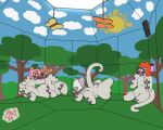 american_opossum anthro asylum bdsm bitchsuit blush bondage bondage_gear bound canid canine canis diaper domestic_dog fox frogtied gag group hi_res kitsunemelody kuri_kobayashi legs_tied mammal marsupial miss_issy_(character) mouse murid murine pacifier pacifier_gag padded_room pomeranian rodent rutmouse speaker spitz submissive virginia_opossum