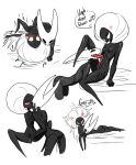 absurd_res annoyed anthro arthropod between_legs blush bodily_fluids boopie butt cross-popping_vein dialogue digital_drawing_(artwork) digital_media_(artwork) duo english_text featureless_chest female female/female female_orgasm fingering flat_chested genital_fluids genitals grabbing_sheets hair hand_on_butt hand_on_face hand_on_hip hi_res hollow_knight:_silksong hollow_knight_(franchise) hornet_(hollow_knight) hug kissing lace_(hollow_knight:_silksong) line_art looking_at_another looking_pleasured lying monochrome motion_lines narrowed_eyes nude on_another on_back on_front orgasm penetration saliva segmented_body sex shaking simple_background sitting spread_legs spreading standing tail team_cherry text tongue vaginal vaginal_fingering vaginal_fluids vaginal_penetration vulva yelling