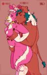 anthro bell bell_collar big_breasts breasts butch/femme camera_view canid canine canis collar crown domestic_pig duo female female/female fingering headgear hi_res mammal sex standing standing_sex suid suine sus_(pig) tapiestre vaginal vaginal_fingering wide_hips wild_boar wolf