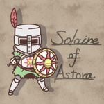  armor character_name chibi dark_souls full_armor fushigi_ebi helmet knight male_focus shield solaire_of_astora solo souls_(from_software) sun_(symbol) sword visor_(armor) weapon 