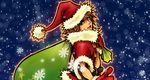  blue_eyes brown_hair christmas kingdom_hearts male male_focus solo sora sora_(kingdom_hearts) spiked_hair spiky_hair 