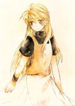  bad_id bad_pixiv_id blonde_hair dress long_hair pokemon pokemon_special solo tachiuo_(arines) very_long_hair yellow_(pokemon) 