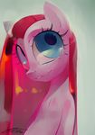  big_eyes blue_eyes equine female friendship_is_magic hair horse iopichio long_hair mammal my_little_pony pink_hair pinkamena_(mlp) pinkie_pie_(mlp) pony solo 