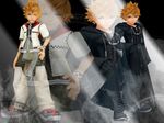  blonde_hair blue_eyes kingdom_hearts male male_focus roxas solo spiked_hair spiky_hair 