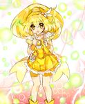  bad_id bad_pixiv_id bike_shorts blonde_hair bow choker cure_peace double_v hair_flaps heart heart_of_string kise_yayoi kotoha long_hair magical_girl precure shorts shorts_under_skirt skirt smile smile_precure! solo v wide_ponytail yellow yellow_bow yellow_choker yellow_eyes yellow_shorts yellow_skirt 