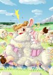  clothing ears edmol hooves horn mammal meadow picnic sheep shirt skirt sock socks transformation wool 