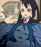 black_hair blush character_request k-on! prostitution saliva tears 