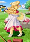  dog dragon_quest dress ears edmol hero_(dragon_quest) hood mammal marisa_kirisame paws prince_of_lorasia princess_of_moonbrooke slime_(dragon_quest) tail teeth touhou transformation 