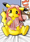  bed ears edmol nintendo pikachu pok&#233;mon pok&eacute;mon solo tail transformation video_games 
