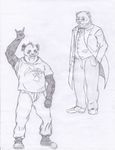  joker_suit leonikuz male mammal metal panda 