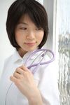  cosplay highres komiyama_maki nurse nurse_uniform photo stethoscope 